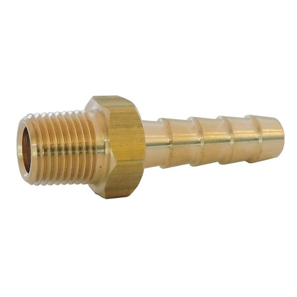 Test Products Intl Barbed Gas Fitting 1/8" Npt X 1/4" A603